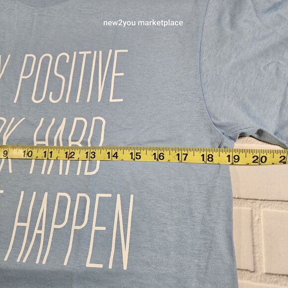 fifth sun t-shirt Stay positive womans t shirt size medium NEW - Picture 6 of 8